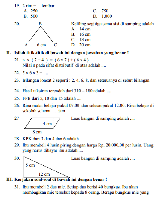 Matematika Kelas 4 Semester 2 - Piffle me Matematika Kelas 4 Semester 2 - Piffle me