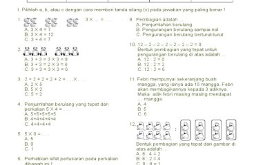 Siap Menyongsong Sukses Contoh Soal PAS Kelas 2 SD Semester 2 yang