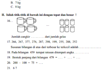 Soal Matematika Sd Dalchaebi