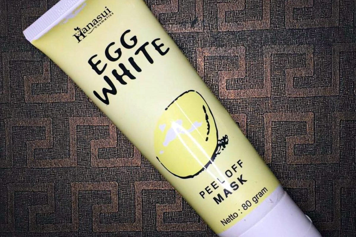 Masker Egg White Hanasui Asli